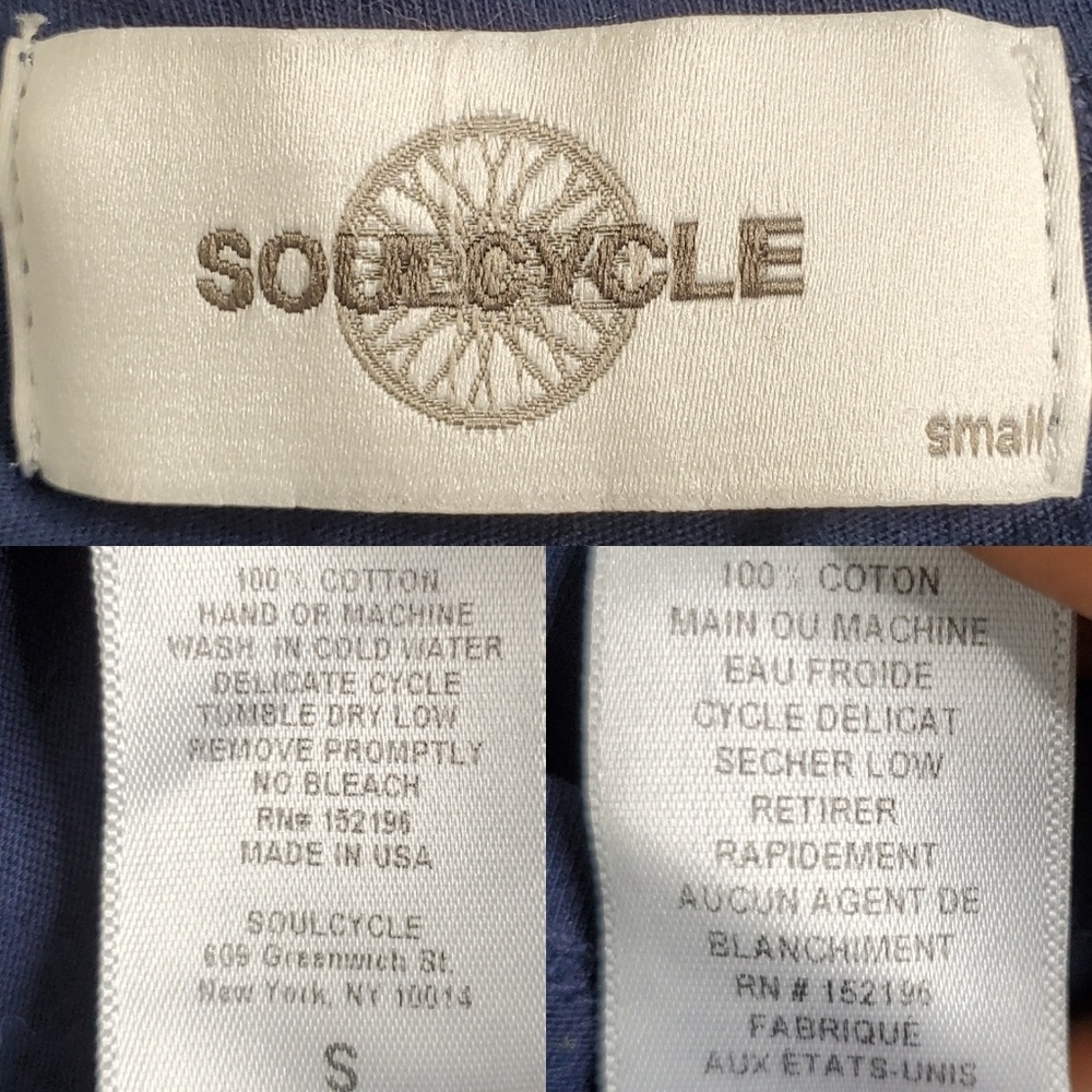 SOULCYCLE Racerback Blue Tank Top S. - Picture 6 of 6